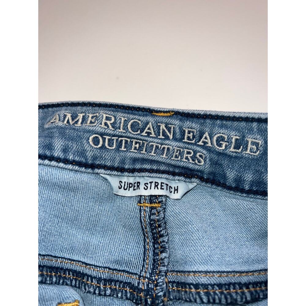 American Eagle outfitters women’s super stretch blue jeans jegging - Picture 10 of 11